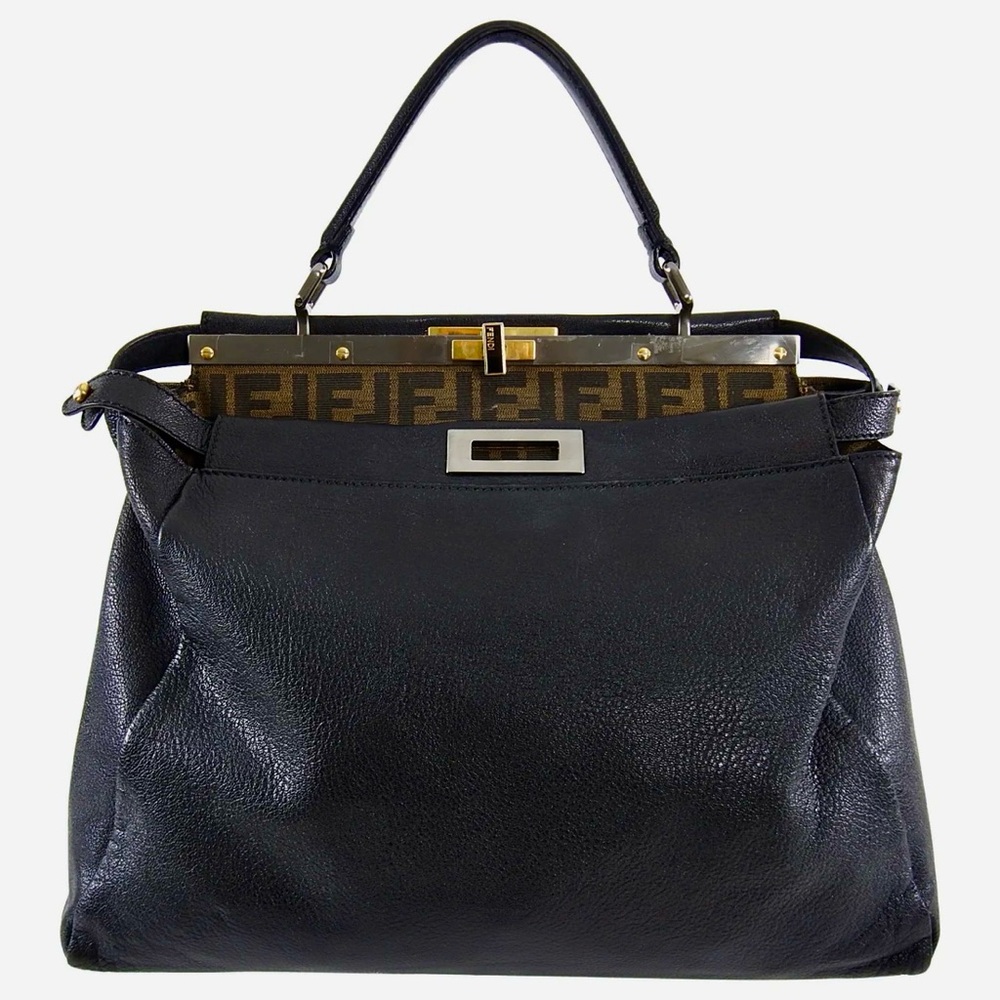 Fendi Zucca Peekaboo Bag w/ strap